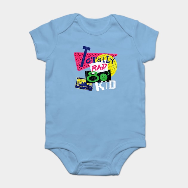 Rad Eighties Kid Baby Bodysuit by Stationjack